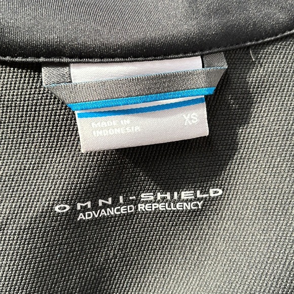Columbia Omni Shield Advanced Repellency Athletic Full Zip Jacket SIze XS - Picture 10 of 11